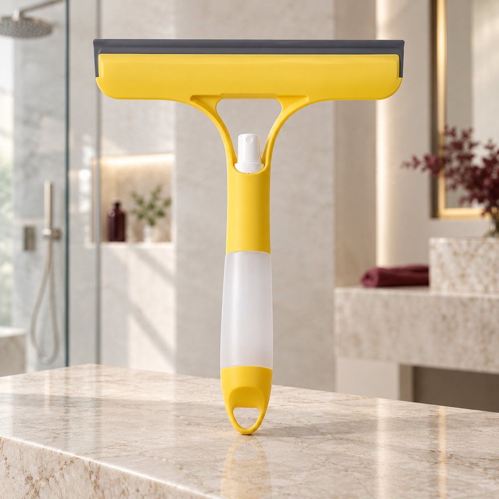 3-in-1 Douche- & Glasreiniger met Sprayfunctie