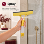 3-in-1 Douche- & Glasreiniger met Sprayfunctie