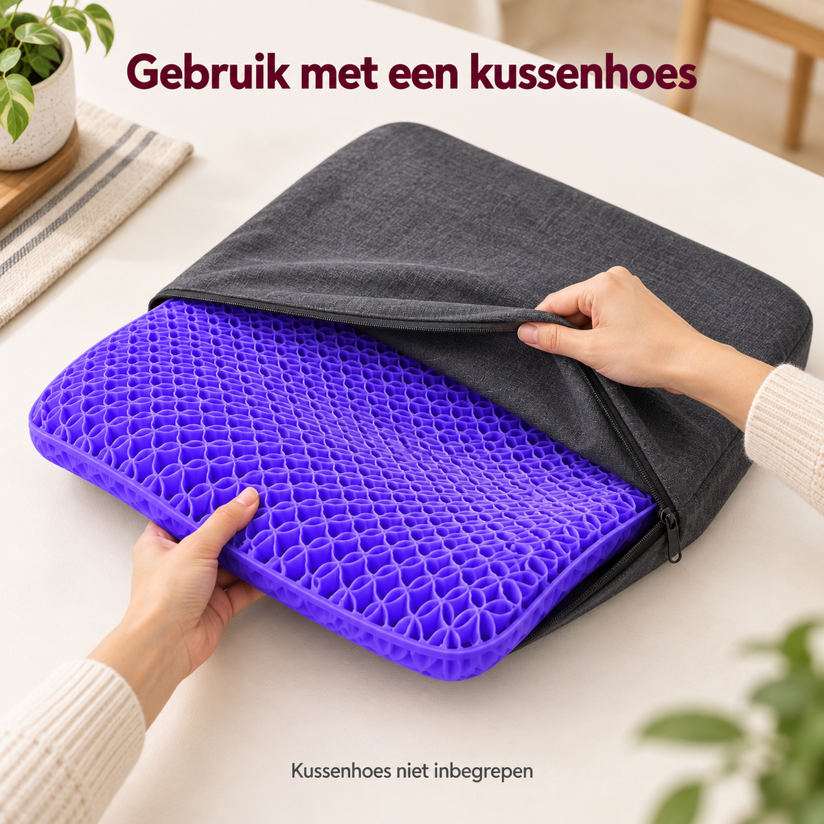 Honingraat Gel Zitkussen